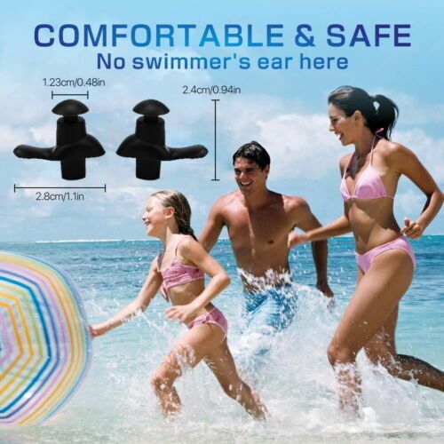Soft Silicone Ear Plugs – Swimming, Sleeping & Anti-Snore | Reusable with Carry Case